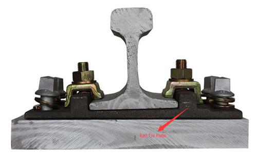 De acero suave el hierro labrado del arrabio embase el hombro del carril de placa de lazo del carril para los sistemas de la cerradura del KPO