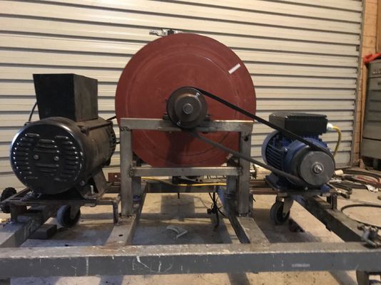 comprar La rueda volante de la rafadora o de la pieza de recambio del camión arrabio color llano negro online manufacture