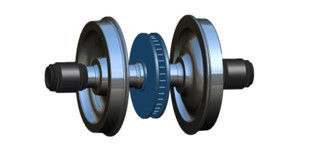 comprar 1-1450 mm de diámetro de rueda de los vagones de ferrocarril y los sistemas de carretillas con el cumplimiento de la norma EN 13260/13262 online manufacture