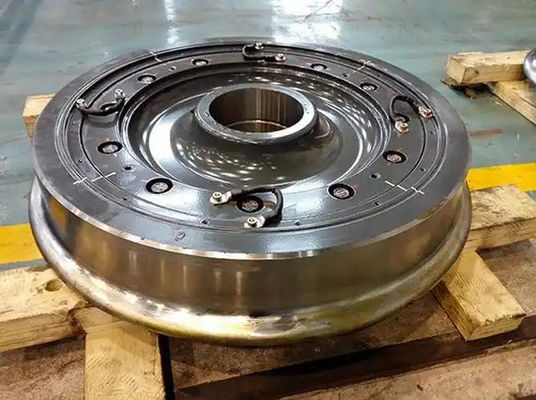 Light Rail Resilient Wheels Safety Assembled With Tyres And Wheel Center
