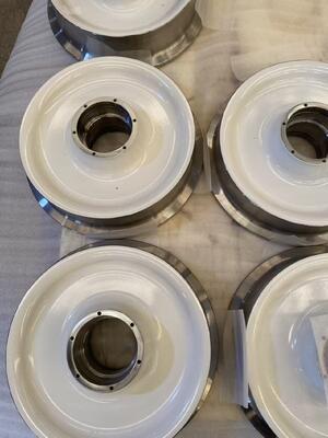 comprar Ruedas de acero duraderas diseñadas para resistir impactos y desgaste, que prestan servicio en entornos ferroviarios industriales severos online manufacture