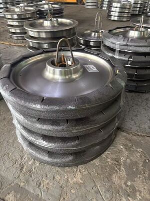 comprar 42 Ruedas de ferrocarril forjadas de crmo 900×1250 mm para sistemas ferroviarios de minería y transporte pesado online manufacture