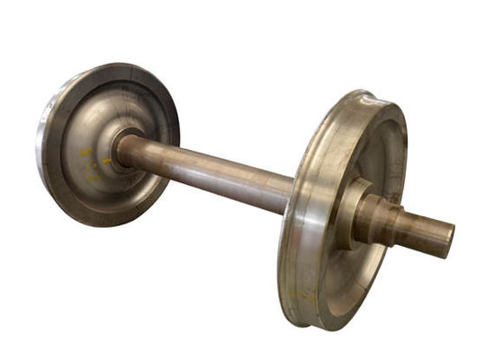 comprar Las ruedas del tren de ferrocarril del OEM, 450m m forjaron la rueda de acero ISO9001 2008 online manufacture