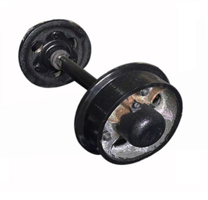 comprar Sistema de rueda de acero del tren de lanzamiento para el OEM minero del tamaño del carro 650m m 450m m online manufacture