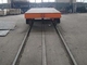 Ayuda de 25 de Ton Axle Load Flat Bed Rail del coche 1200m m ruedas de la distancia entre ejes 4