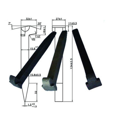 Grado de acero 4,8 de Q235 A perno de tornillo 6,8 8,8 10,9 para el durmiente de madera