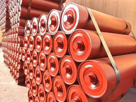 Rodillo de rueda dentada doble de acero para transportador de rodillos de transmisión