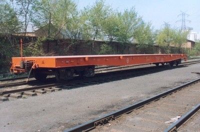 Tranvía de vía férrea reforzada de fácil maniobrabilidad para cargas industriales pesadas Ancho de vía estándar 1435 mm