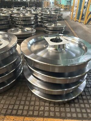 N13262 Ruedas ferroviarias de acero de 700 ∼ 920 mm para sistemas de metro y ferrocarril de pasajeros