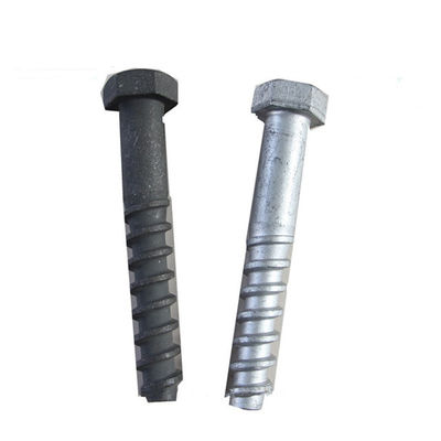 Tornos hexagonales y cuadrados de ferrocarril, picos y tornillos de tramo con norma DIN