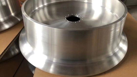 La ronda forjó las ruedas de la aleación de aluminio para el material 7075-T de los remolques 6061-T6 6063 del carril
