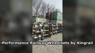 Juegos de ruedas ferroviarias de alto rendimiento de Kingrail